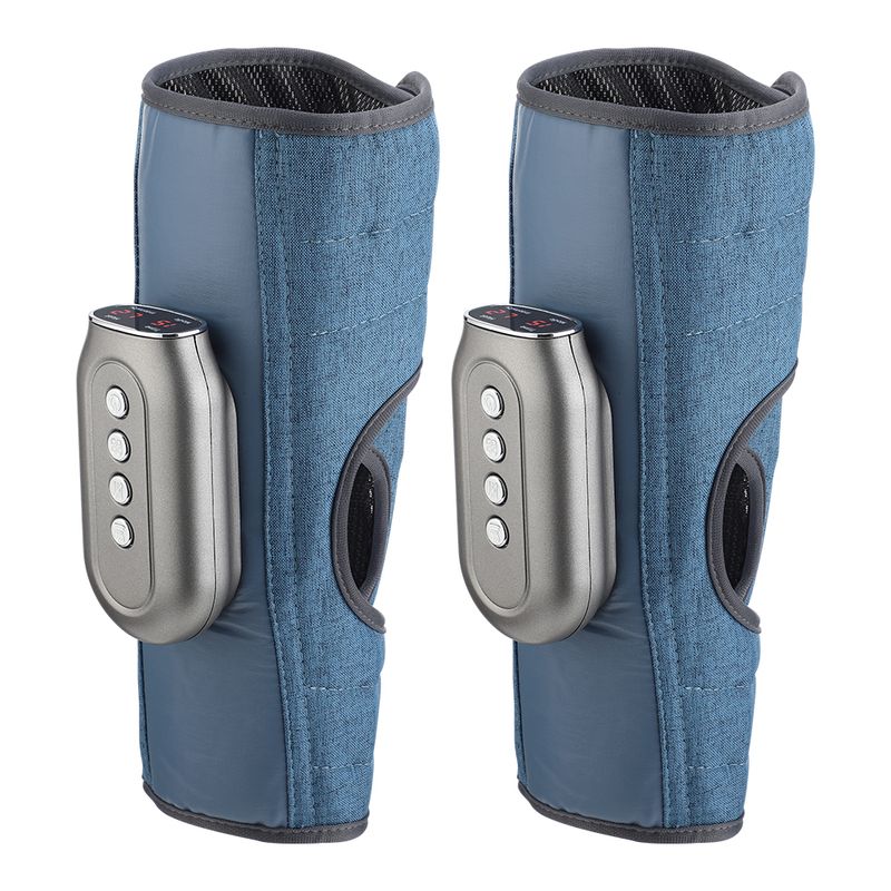 Massaggiatore elettrico per gambe con riscaldamento, pressione dell'aria, circolazione sanguigna, compressione e telecomando_voghion.com