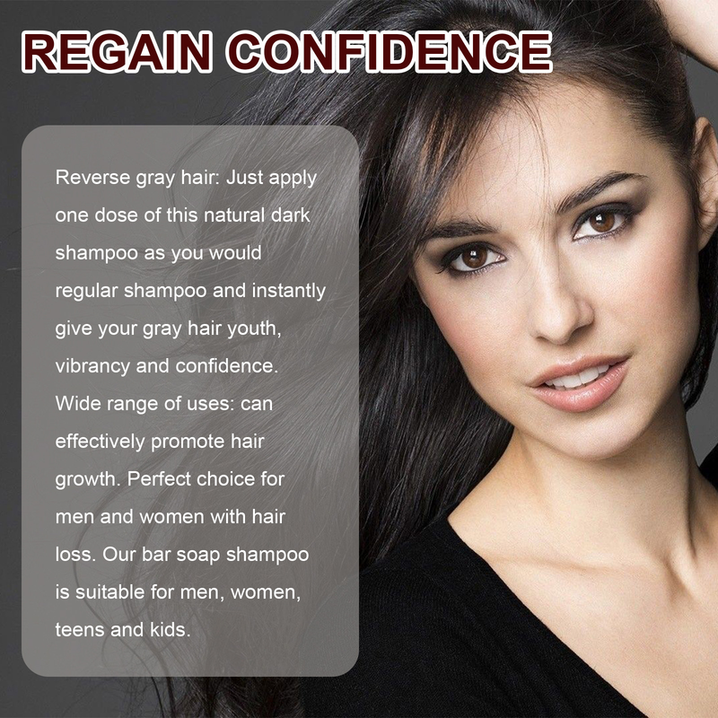 EELHOE Polygonum multiflorum hair shampoo soap Mild and moisturizing black hair smooth and refreshing oil control solid hair shampoo soap_voghion.com