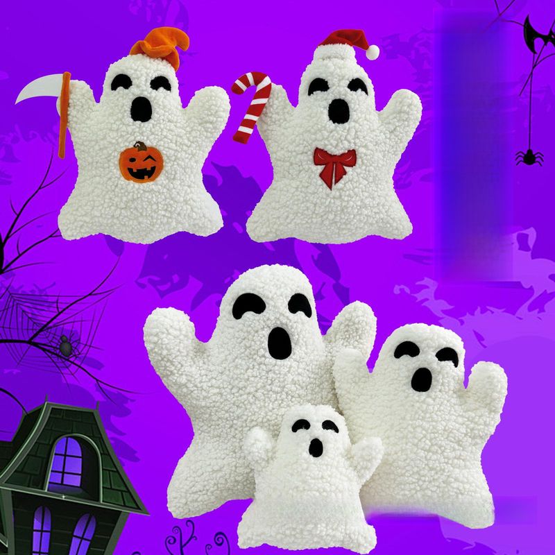 2025 Neues Plüsch-Dekokissen „White Ghost“_voghion.com