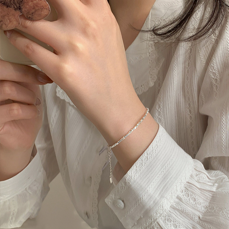 Bracelets, Irregular Creative Niche Design, Small Sier Bracelets, Exquisite And Simple Female Jewelry_voghion.com