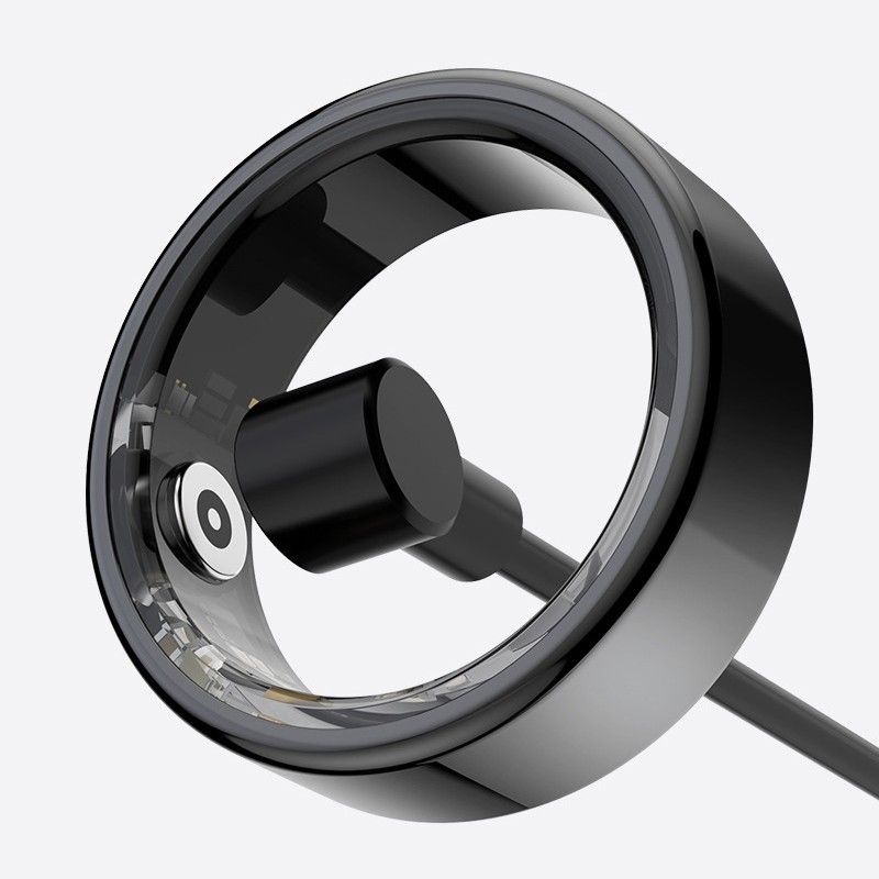 2024R02 Smart Rin Couple Heart Rate Blood Oxyen Sleep Exercise Step Count Waterproof Bluetooth Camera Health_voghion.com