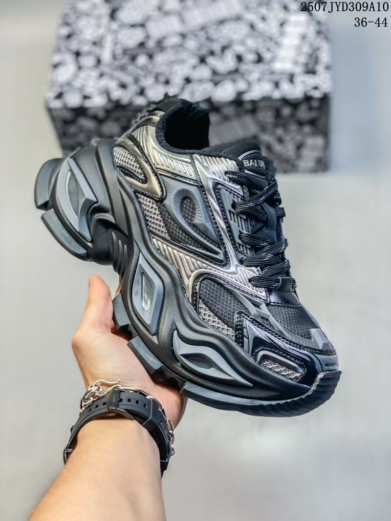 Putian 2025 Summer New GC Seconda Generazione Moonfall Galaxy Nero Scarpe da Papà con Suola Spessa_voghion.com