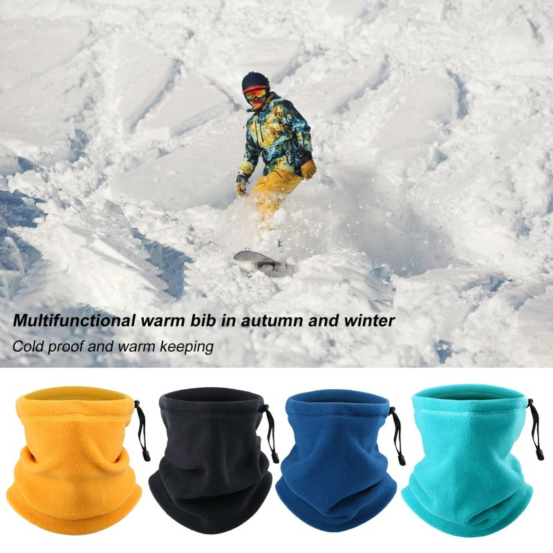 SportLife Yumuşak Isıtıcı Çorap Düz Renk Bağcıklı Tasarım Polar Boyunluk Bisiklet İçin_voghion.com