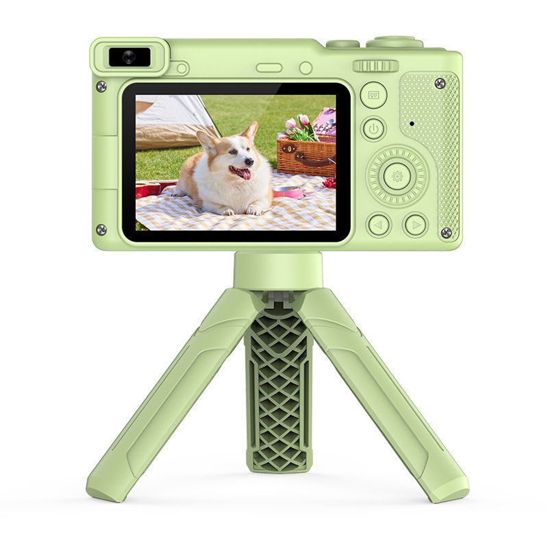 【High Quality】 New Digital Children's Camera HD Photo And Video Recording Stand Birthday Gift Toy_voghion.com
