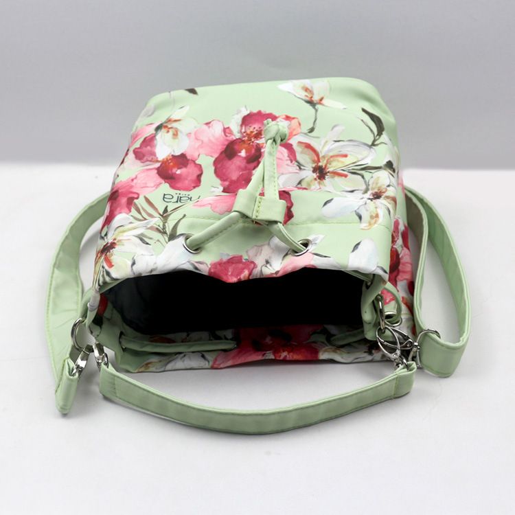 Borsa a secchiello con coulisse in colori compositi alla moda da donna, monospalla, a mano, cilindrica, diagonale, a croce_voghion.com