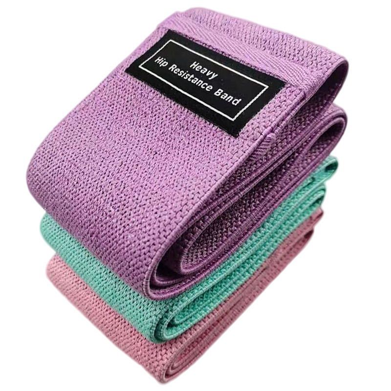 Yoga Resistance Fitness Women Hip Lift Loop Elastic Bands Legs Slim Arms Shoulder Training Back Opening Squats_voghion.com