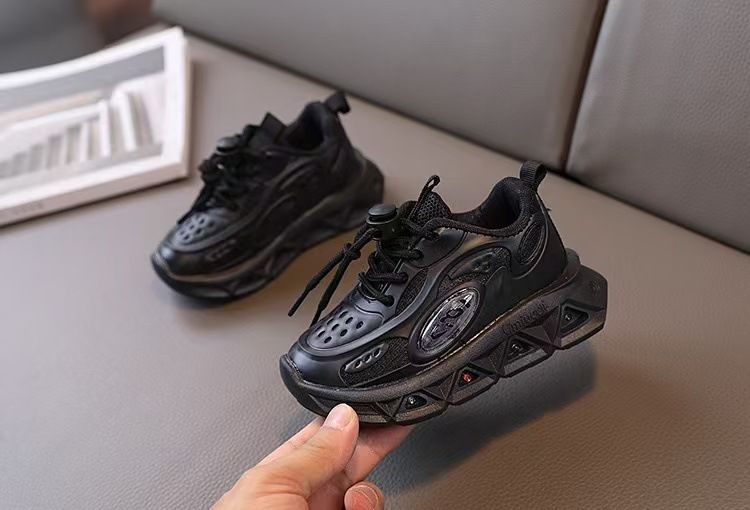 Işıklı Çocuk Ayakkabıları Bahar Yeni Yumuşak Taban Nefes Alabilir Erkek Çocuk Spor Ayakkabıları Kız Çocuk Ayakkabıları Çocuk Günlük Ayakkabıları_voghion.com