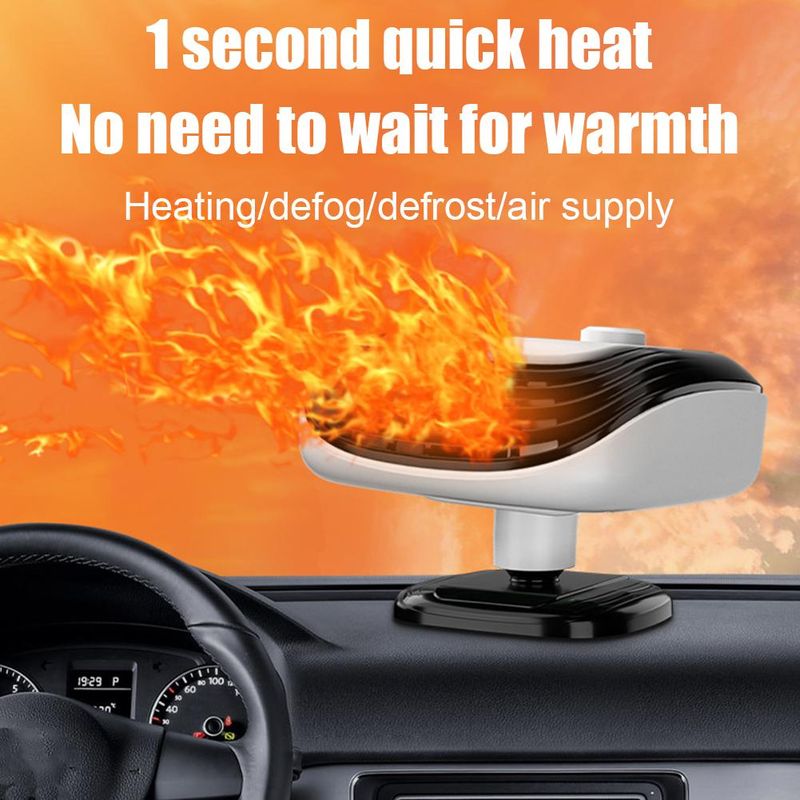 360° Rotating Bracket 12v 500w Heater Thermal Switch Defroster Electric Windshield Heating Car Coog Y2l6_voghion.com