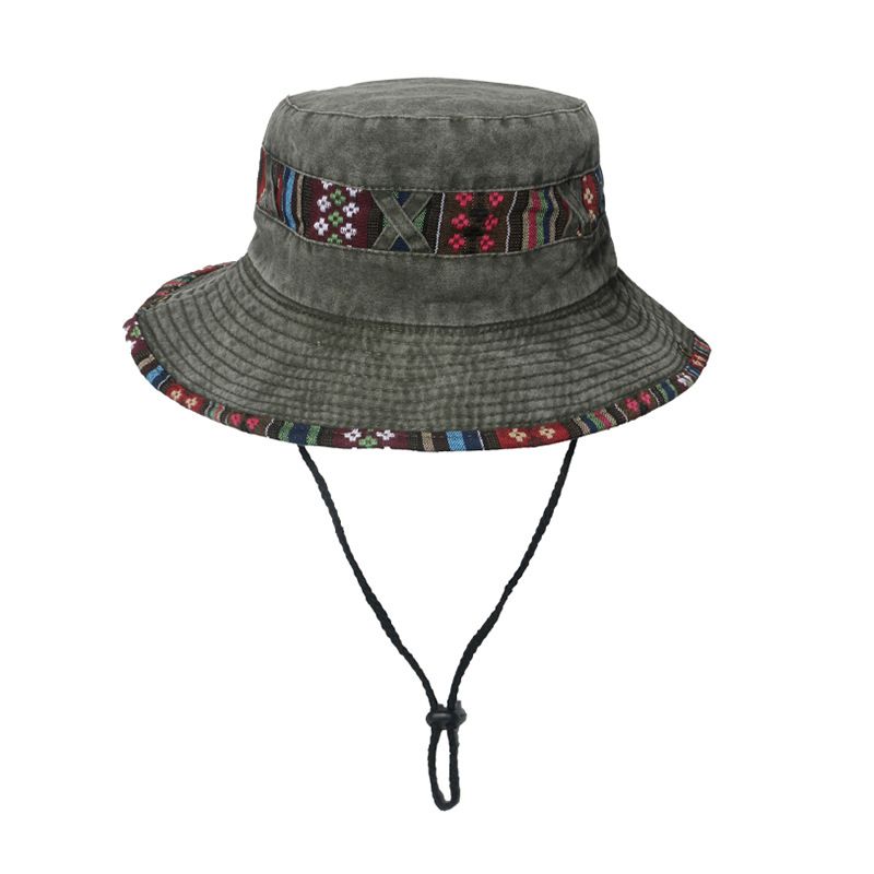 New Washed Old Fisherman Summer Outdoor Ethnic Style Tourism Mountaineering Ben Ni Hat Men_voghion.com