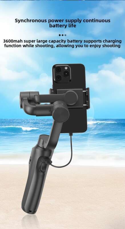 F10 PRO MAX Telefon ręczny Trójosiowy stabilizator Gimbal Anti Shake AI Śledzenie Internet Celebrity Live Vlog Artefakt_voghion.com