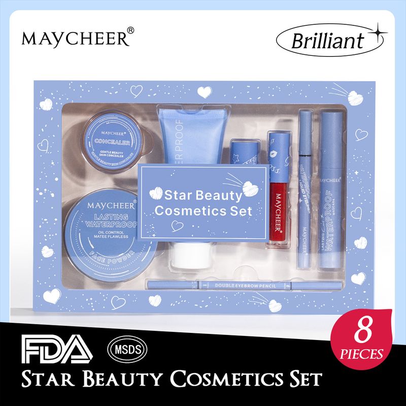 8-teiliges Make-up-Geschenkset in Herzform – perfektes Valentinstagsgeschenk für sie, trendiges Kosmetikset mit 8 Farben, ideal für_voghion.com