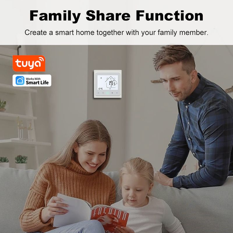 Tuya thrmostat wifi smart lif Tmpratur Controllr lctric hating Gas Boilr Support Yandx Alic Alxa Googl_voghion.com