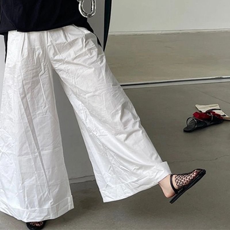Gravity Niche Fish Net Woven Hollow Sandals For Women 2025 Summer New Fisherman Flat Bottomed Round Toe Half Slippers_voghion.com