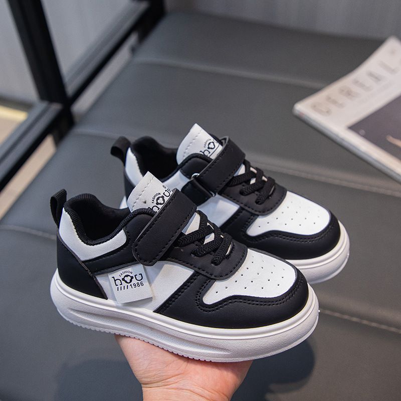 Children's Sports White 2025 Spring And Autumn New Style, Girls' Casual Shoes, Boys' Non Slip Board Shoes_voghion.com