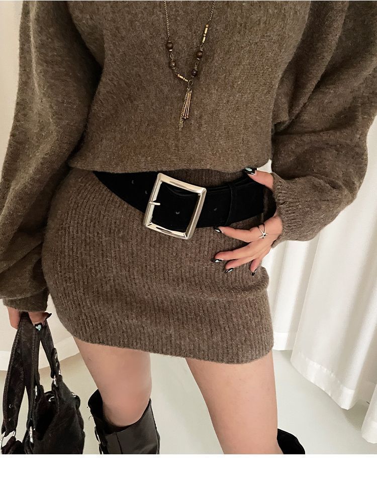 Spring And Summer New Korean Version Women's Wide Belt Anti-suede Imitation Suede Square Pin Buckle Belt Waist Seal With Coat Simple_voghion.com