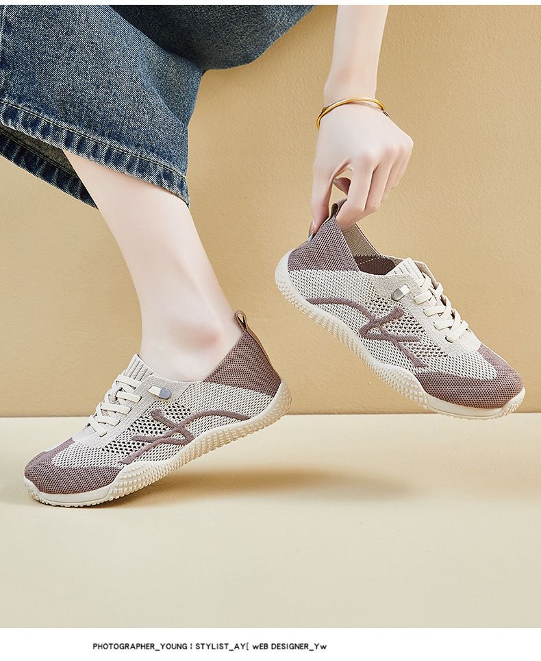 Fliegenschuhe Student Sportschuhe Fitness Laufen Lässig Höhe-erhöhende Schuhe Atmungsaktiv_voghion.com