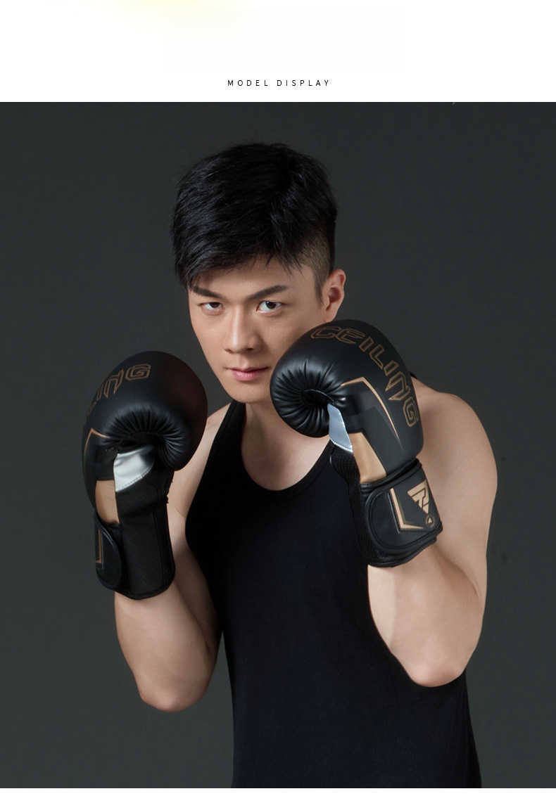 Professionelle Boxhandschuhe, Sanda-Kampfhandschuhe für Erwachsene, Training für Männer und Frauen, Boxsackhandschuhe_voghion.com