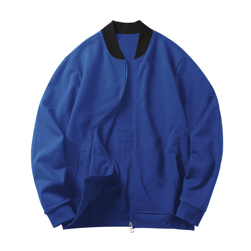2023 neue Kontrast Jacke Frühling und Herbst Reversible Stehkragen Hübsches Große Größe männer Set_voghion.com