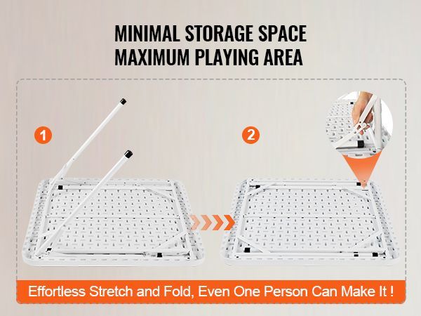 VEVOR Mahjong Table 4 Player Folding Card Table & 4 Cup Holders Chip Trays White_voghion.com