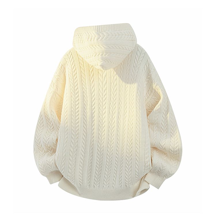 2025 Autumn Winter New Men's Knitted Pullover Thick Loose Fit Sports Style Youth Machine Washable Sweater_voghion.com