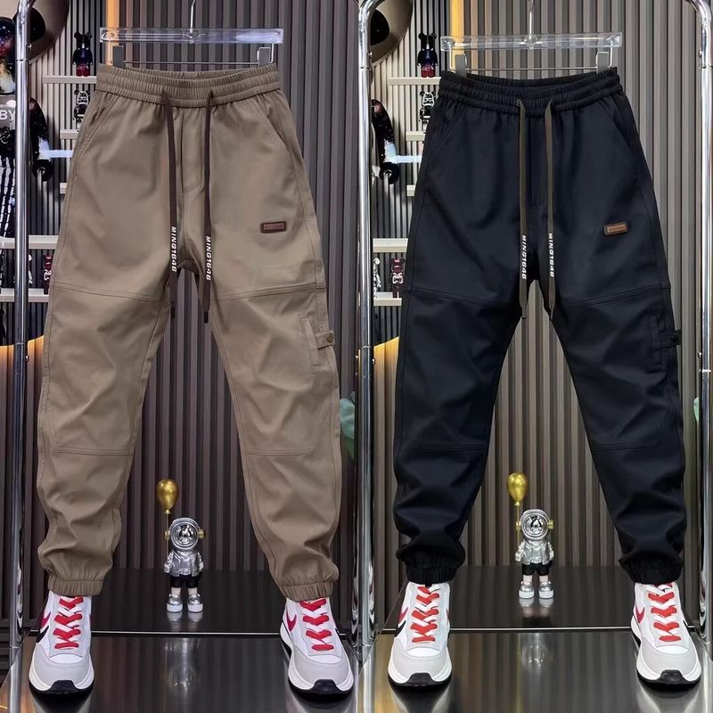 001 Spring And Autumn New Fashion Versatile Trendy Comfortable Cargo Men's Sports Outdoor Casual Loose Jogger Pants_voghion.com