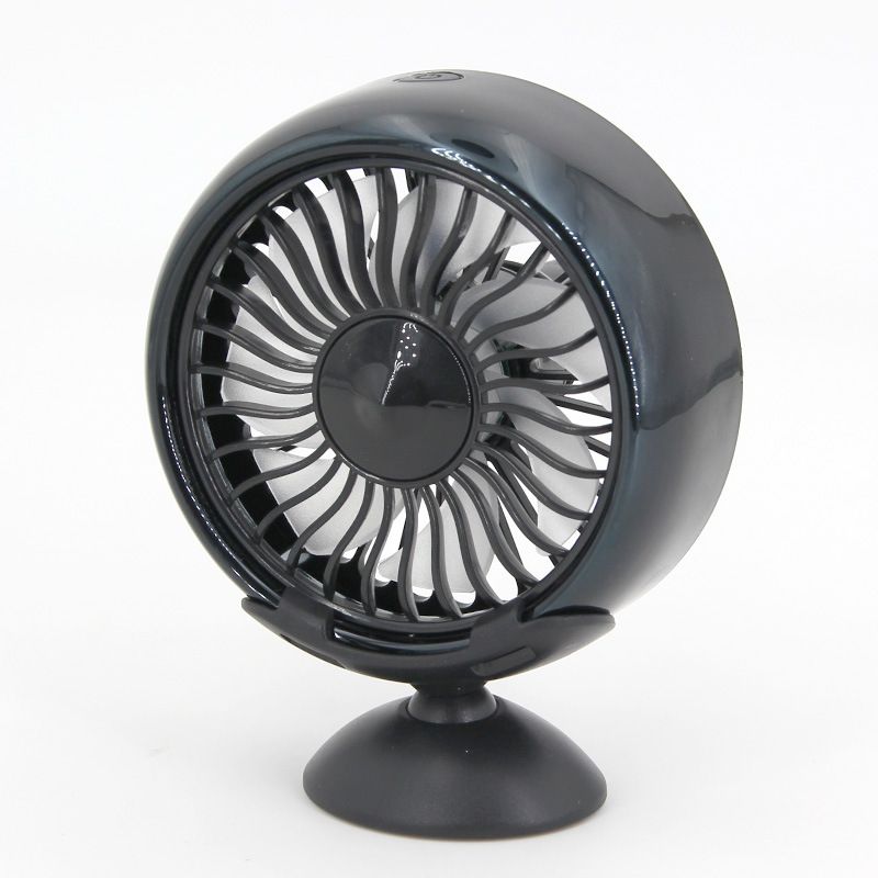 USB Interface Mini Portable Small Car Electric Fan Adjustable Speed High Wind Power_voghion.com