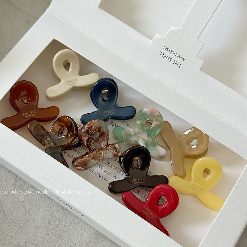 Stile coreano acetato carino multicolore piccola forcina a croce mini fermaglio per capelli laterale frangia principessa fermaglio per capelli accessori per copricapo_voghion.com