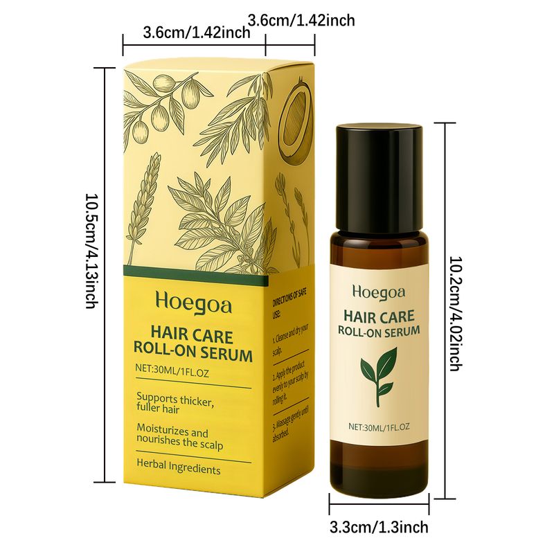 Hoegoa Moisturizing Roll-On Sanfte, nährende, feuchtigkeitsspendende, glatte Essenz zur täglichen Haarpflege_voghion.com