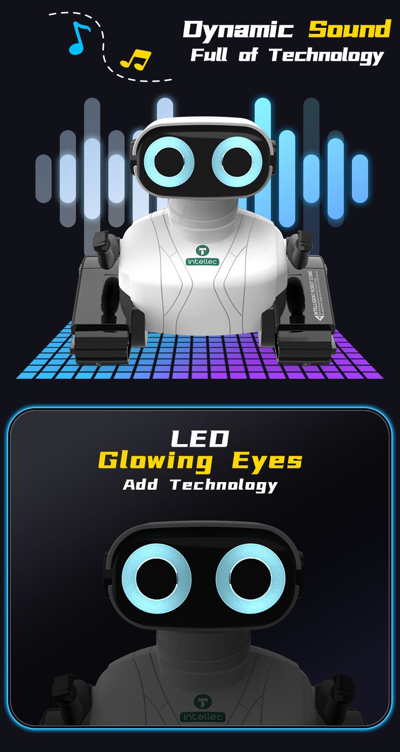 Cross Border Remote Control Robot Toy Light Concert Dance Electric Car Children's Intelligent Robot Toy Gift_voghion.com