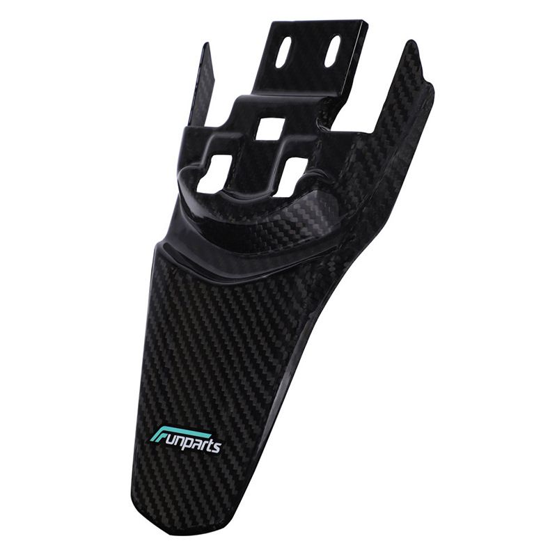 Carbonfaser-Heckkotflügel für elektrische Dirtbikes – Leichter und langlebiger Kotflügel für die Modifikation von Offroad-Motorrädern (25 x 15 x 4 cm)_voghion.com