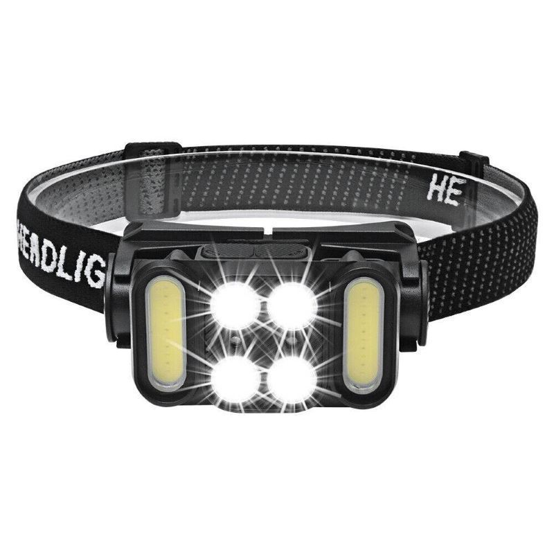 Wiederaufladbare LED-Stirnlampe für Camping, Radfahren, Wandern, Jagen_voghion.com