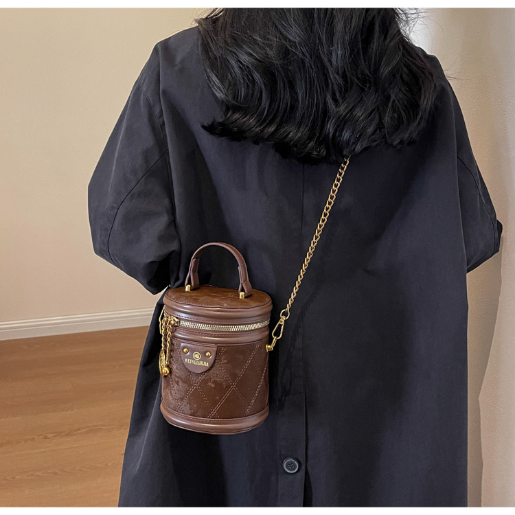 2024 m. Naujas Retro Bucket Krepšys, Universali grandinėlė, Madingas rankinis pečių krepšys, Didelės talpos madingas Crossbody Bag, madingas_voghion.com