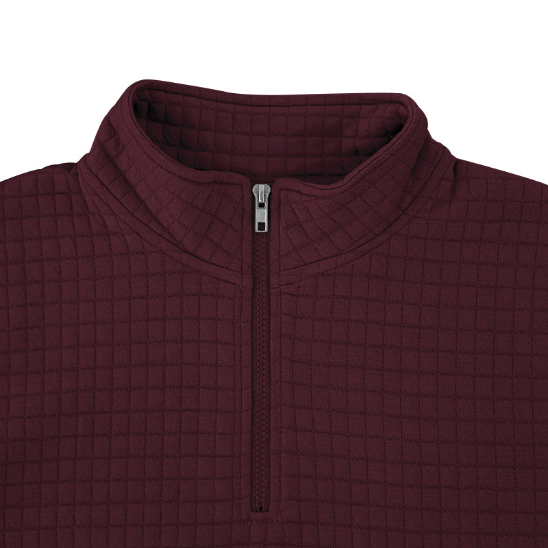 24 Poloshirt mit Stehkragen für Herren, kurzärmelig, einfarbig, kariert, mit Reißverschluss, T-Shirt für den Sommer, lässiges Oberteil_voghion.com