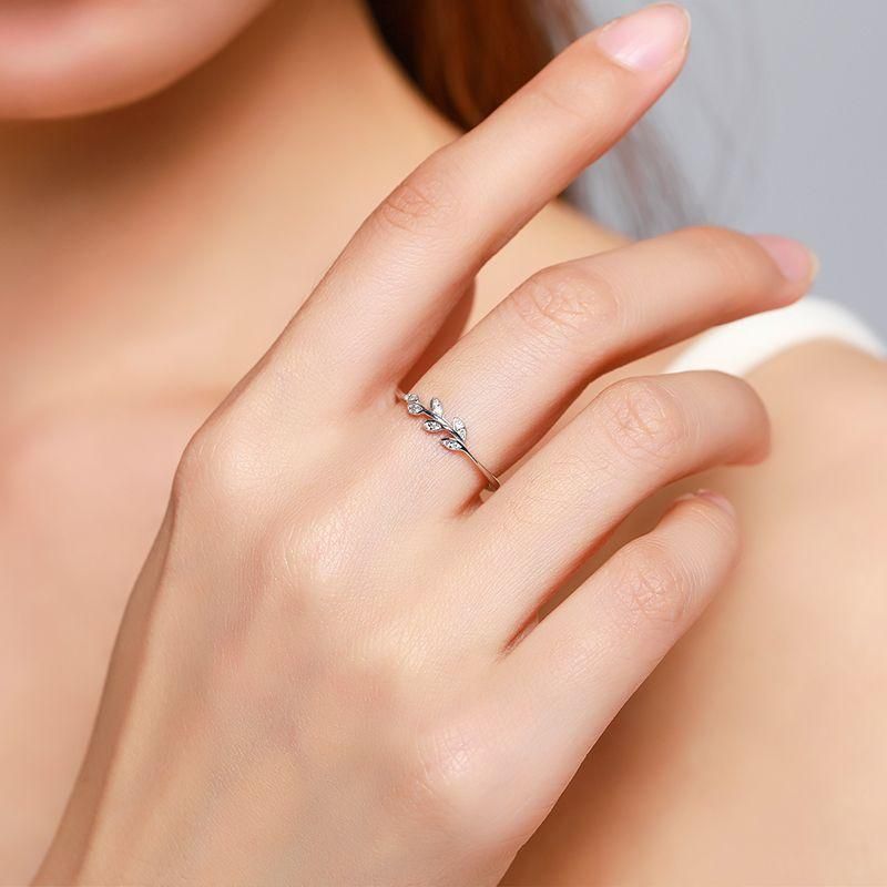 Tancise Classic Zircon Silver Ring Ladies Jewelry Wedding Promise Party Gift_voghion.com