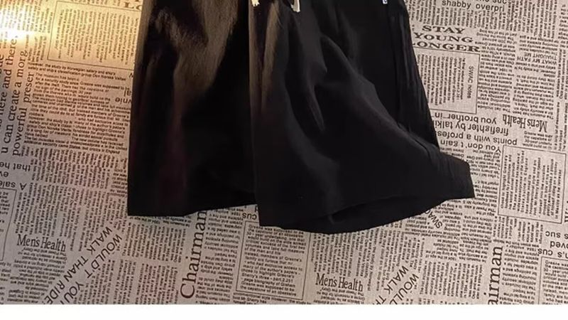 Men's Clothing Breathable Linen Shorts Men's Summer Thin Ice Silk Cotton And Linen White Home Pajamas Outer Wear Large Pants Four Or Five Points Pants_voghion.com