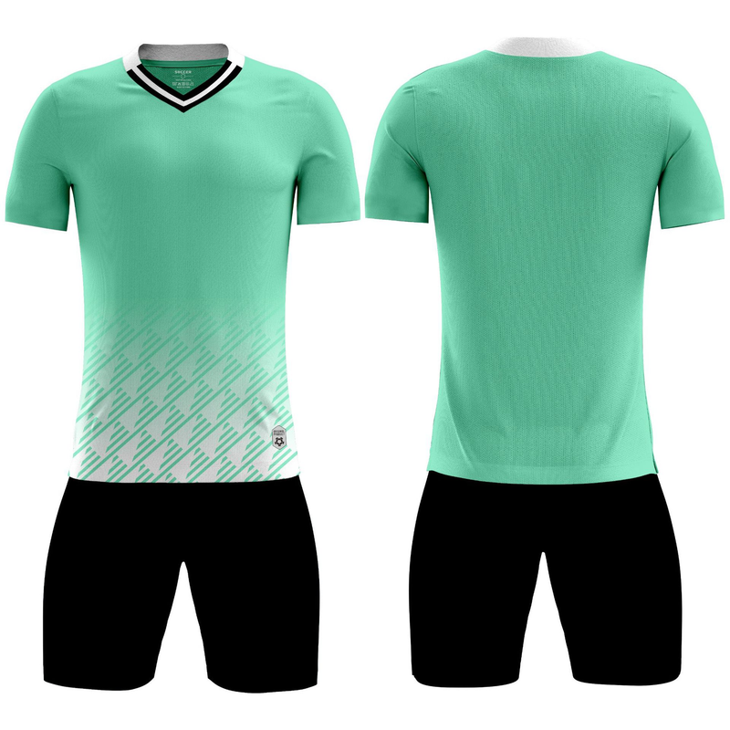 Maillot de Football pour enfants, maillot d'équipe de jeu pour hommes, entraînement d'été, Double poche, manches courtes, maillot de Football pour enfants_voghion.com