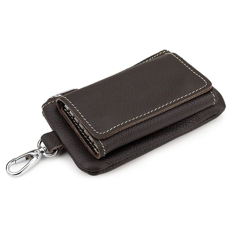 Wallet Genuine Leather 2025 New Key First Layer Cowhide Coin Purse Multifunctional Integrated Bag Simple Card Holder_voghion.com
