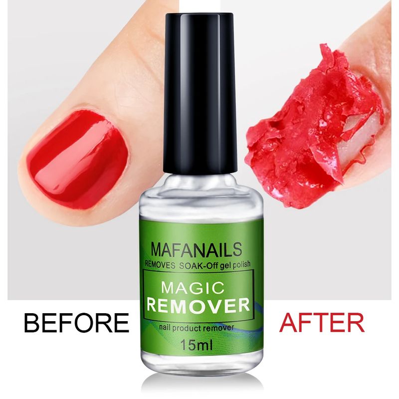 15ml/bottle Nail Remover Soak-Off 3 Minutes Quickly & Easily Removes Gel Polish 0.5fl.Oz Professional Non-Irritating_voghion.com
