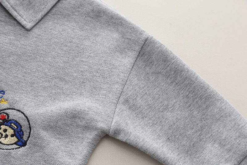 Nuove felpe con cappuccio per bambini e bambine, nuovi vestiti per bambini primaverili e autunnali, versatile set di due pezzi con cappuccio_voghion.com