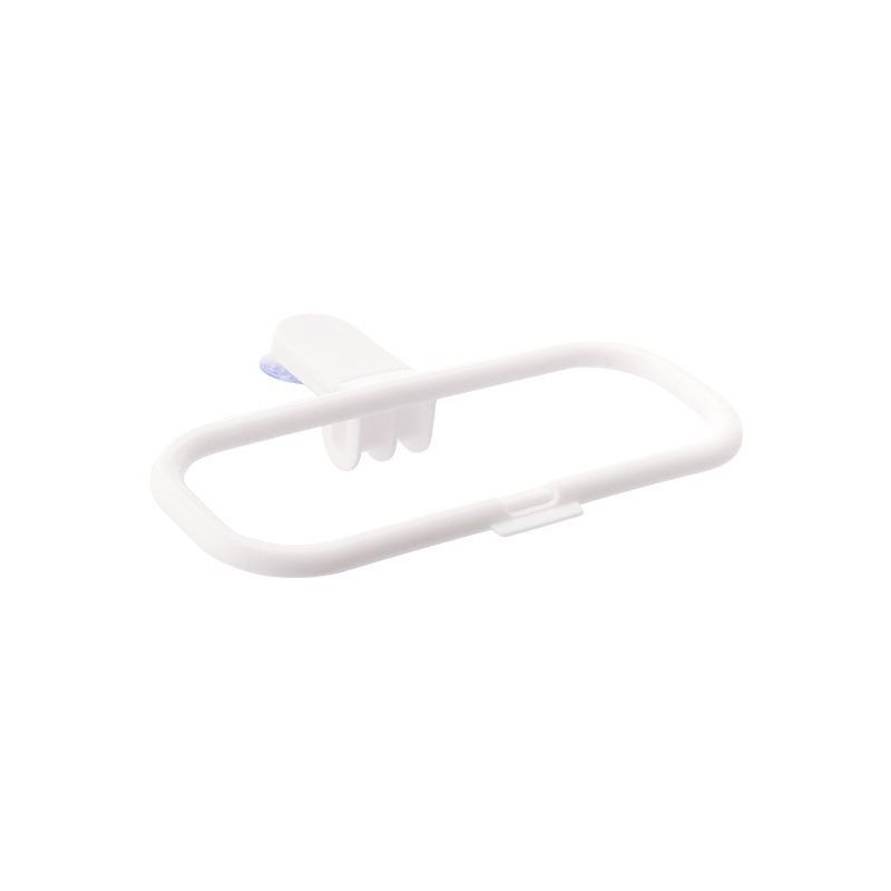Supporto per sacco della spazzatura senza fori con anello di pressione, supporto per cucina con ventosa, supporto per anello portasciugamani multifunzionale_voghion.com