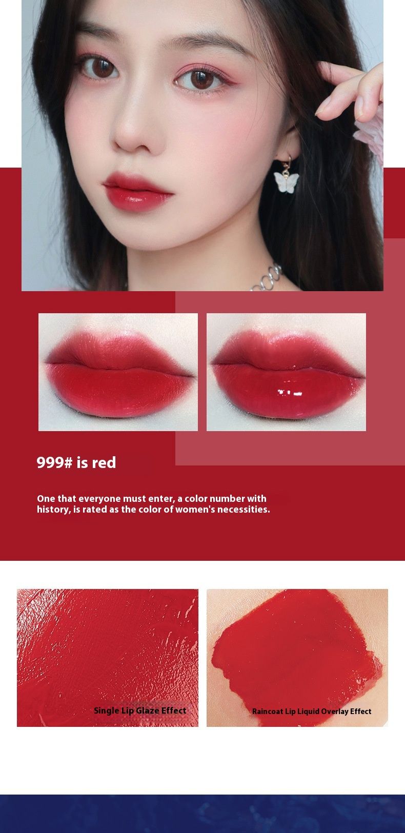 Machiaj NOVO5393 Catifea, impermeabilă, culoare fixă, glazură de buze, machiaj de lungă durată, rezistent la apă, anti-transpirație, decolorare, cupă antiaderentă_voghion.com