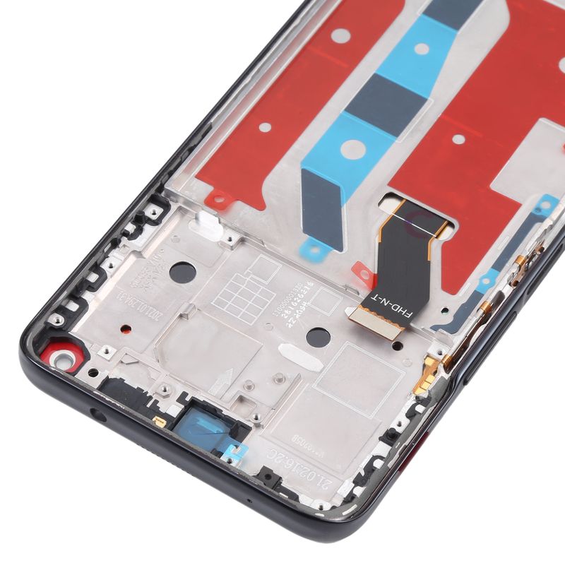 Original LCD Screen For Huawei Nova 8i Digitizer Full Assembly With Frame(Black)_voghion.com