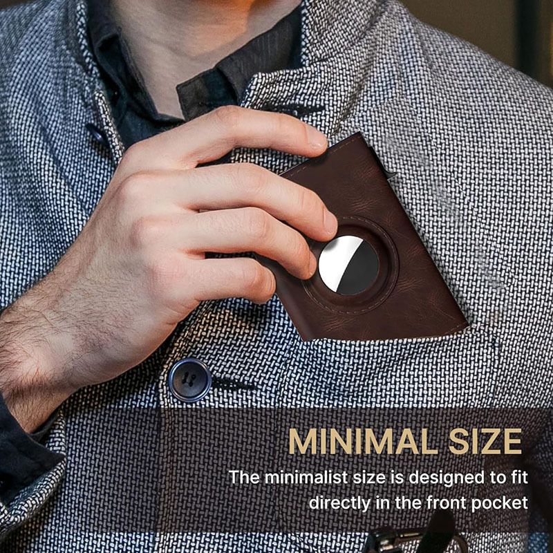 Microfiber Oil Wax Men's Wallet Tri-fold Rfid Anti-theft Brush Automatic Pop-up Card Bag_voghion.com