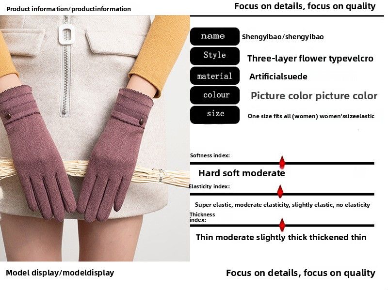 Guanti touchscreen caldi e resistenti in pile per ciclismo all'aperto 2025 per donna_voghion.com