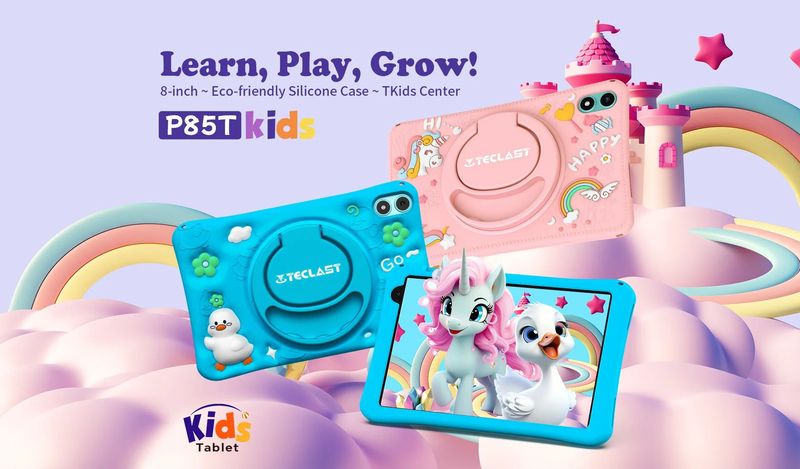 Teclast P85T 8-Zoll-Kinder-Tablet mit Android 13 | 4 GB RAM + 64 GB Speicher | Kindersicherung | Augenschutz-Bildschirm | Robuste Hülle inklusive_voghion.com