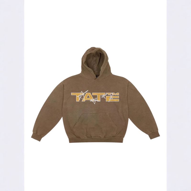 Sweat à capuche imprimé numérique pour homme avec un motif portrait unique - Pull oversize tendance pour femmes et adolescentes (camel, noir, gris, plusieurs styles)_voghion.com