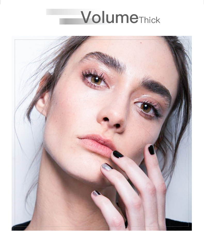 4D Eye Black Thick Long Curly Waterproof Sweat Resistant Long-lasting Non Tarnishing Eye Black_voghion.com