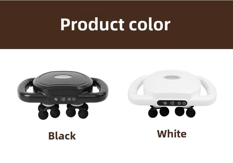 New 6-Head Muscle Relaxation Massage Device Vibration Neck Soft Head Fascia Gun Sports Student Special Edition_voghion.com