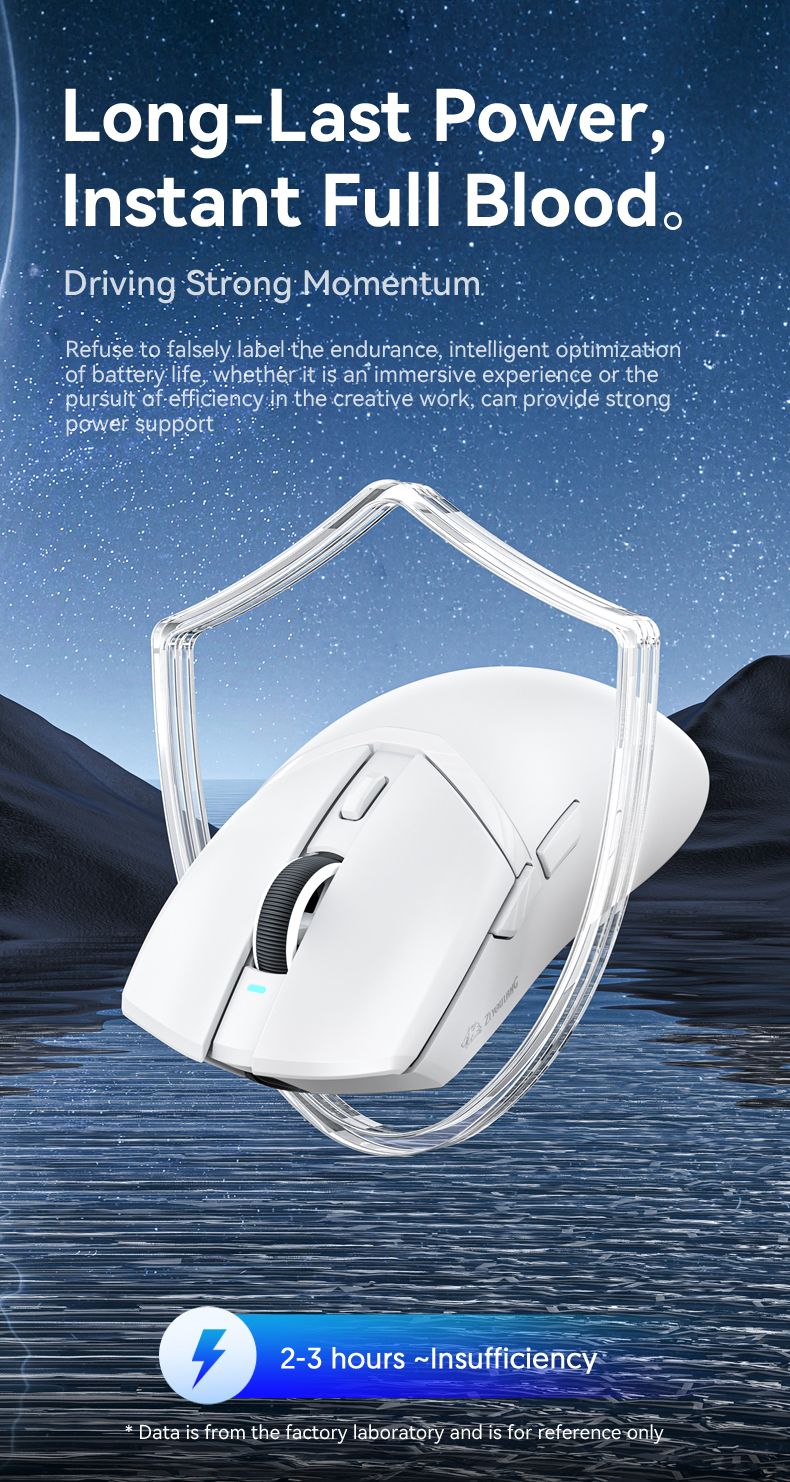 X2 Gaming Wireless RGB Magnetic Charger,24000DPI,1K Return Ziyoulang Bluetooth Tri-Mode Connection,PAW3311 RoGame Mouse_voghion.com