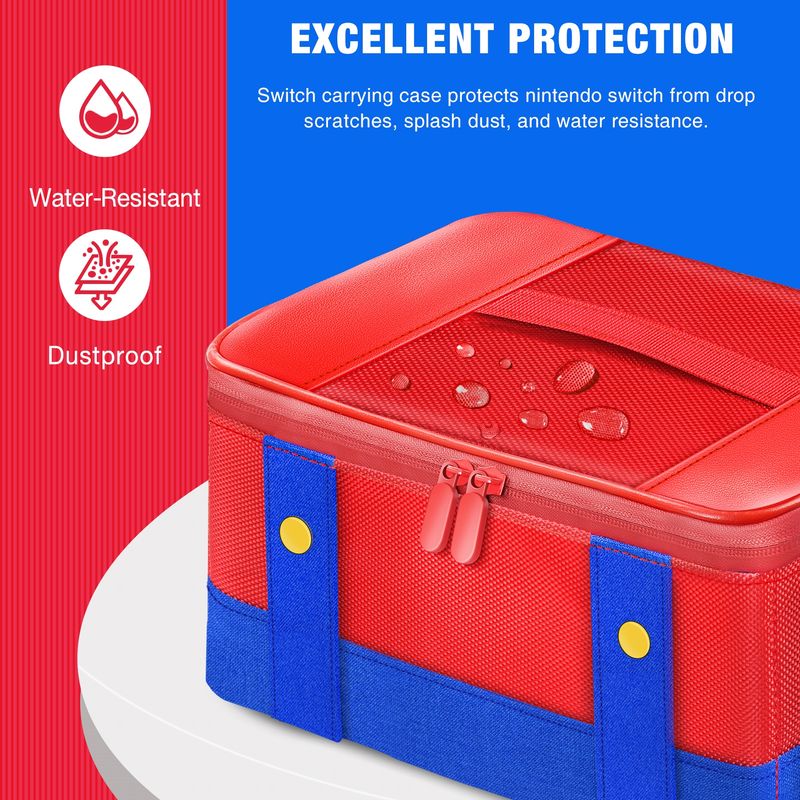 Grote draagtas voor Nintendo Switch-console Reistas met comfortabele handgreep voor Switch Joycon-gameaccessoires_voghion.com